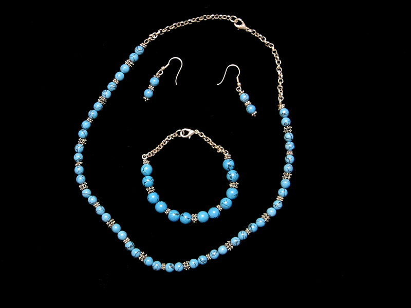 Turquoise jewelry set
